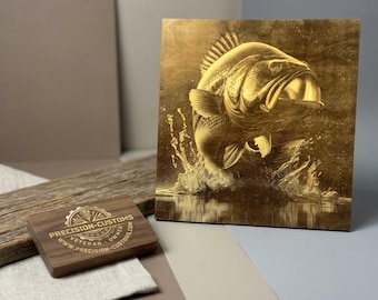 3D Fish Engraving