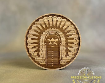 Abrebotellas magnético Chief Illiniwek