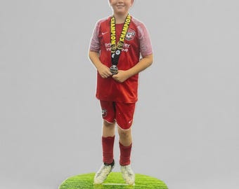 Personalized Sports Action Statue From Photo, Custom Athlete Acrylic Standee, Senior Night Gift