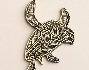 Layered Birch Sea Turtle Wall Art, 6-Layer Coastal Wood Decor