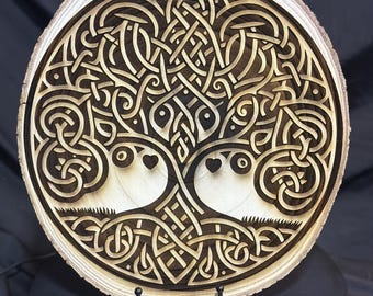 3D Engraved Tree of Life