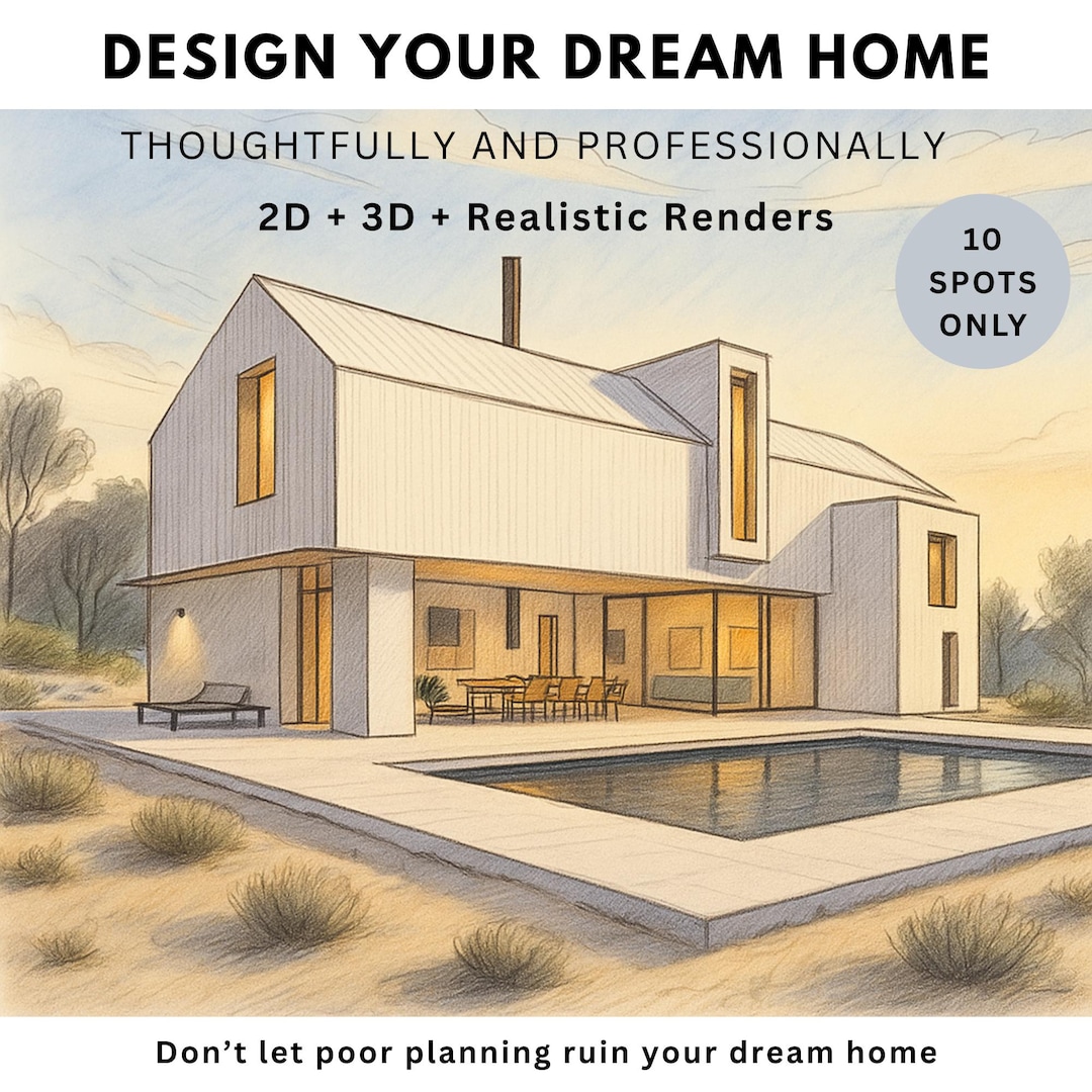 Illustration of Custom Home Design Service