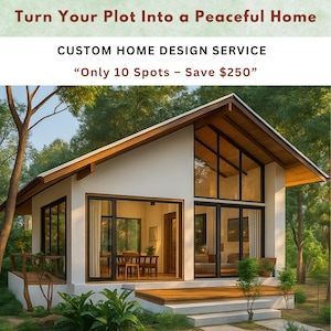 Custom 3-Bedroom House Plan with 3D Model & 2D Floor Plans