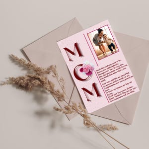 Happy Mother&#39;s Day Card MOM Best Gift First Mothers Day Gift Funny Mothers Day Card Unique Mother Day Gits Personalized Mothers Day Gift