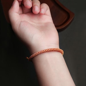 Handmade Buddhist Lucky Knot Bracelet - Tibetan Friendship Bracelet - Protection Amulet