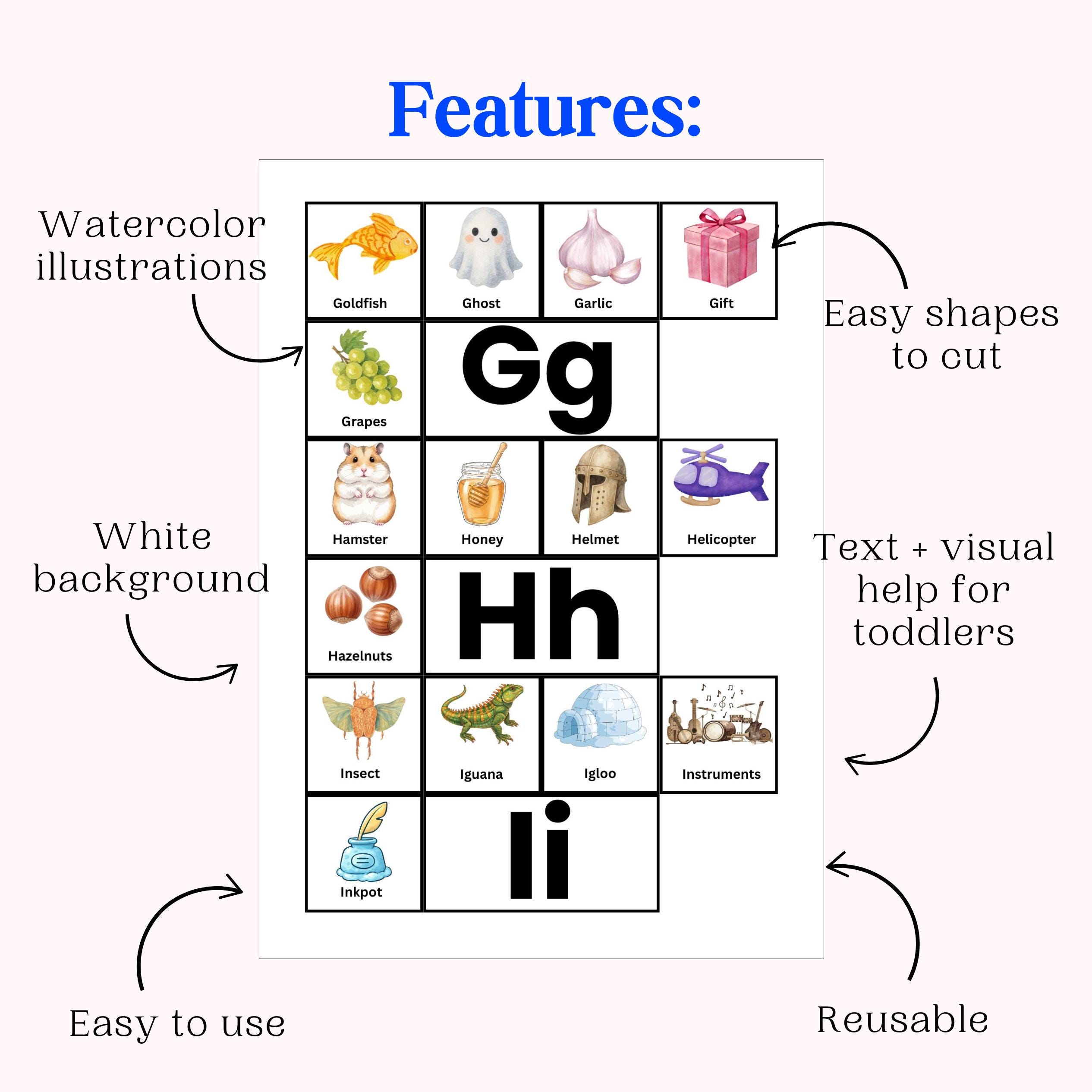 Alphabet Matching Game Printable ABC Letter Recognition Activity ...