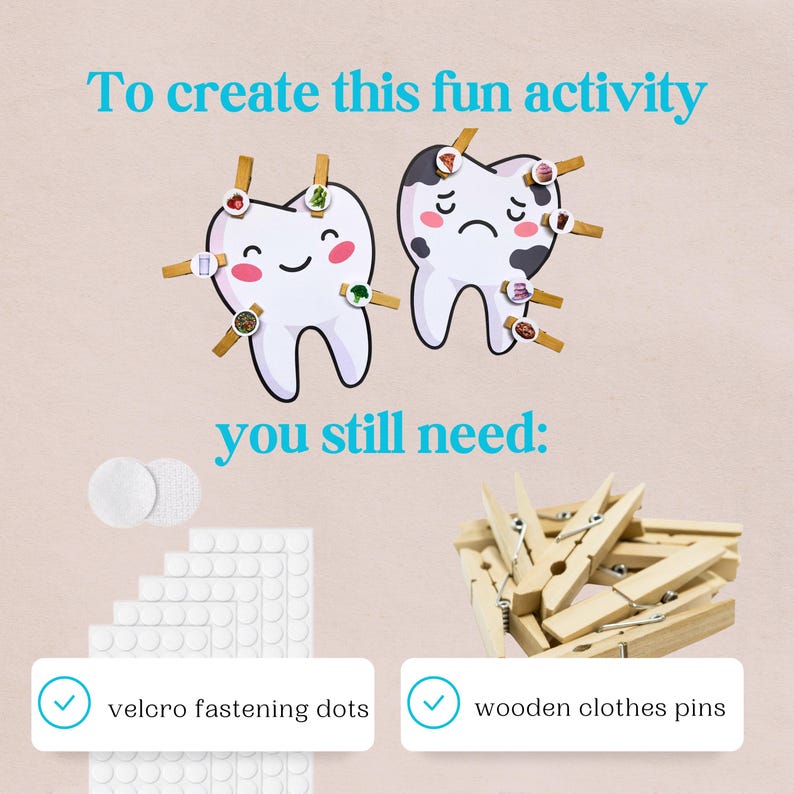 Dental Health Preschool Printable Activity for Kids, Teeth Brushing ...
