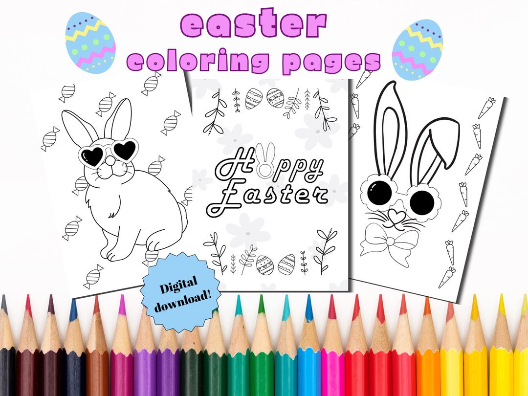 Easter Activity for Kids, Easter Coloring Pages, Kids Easter Activities ...