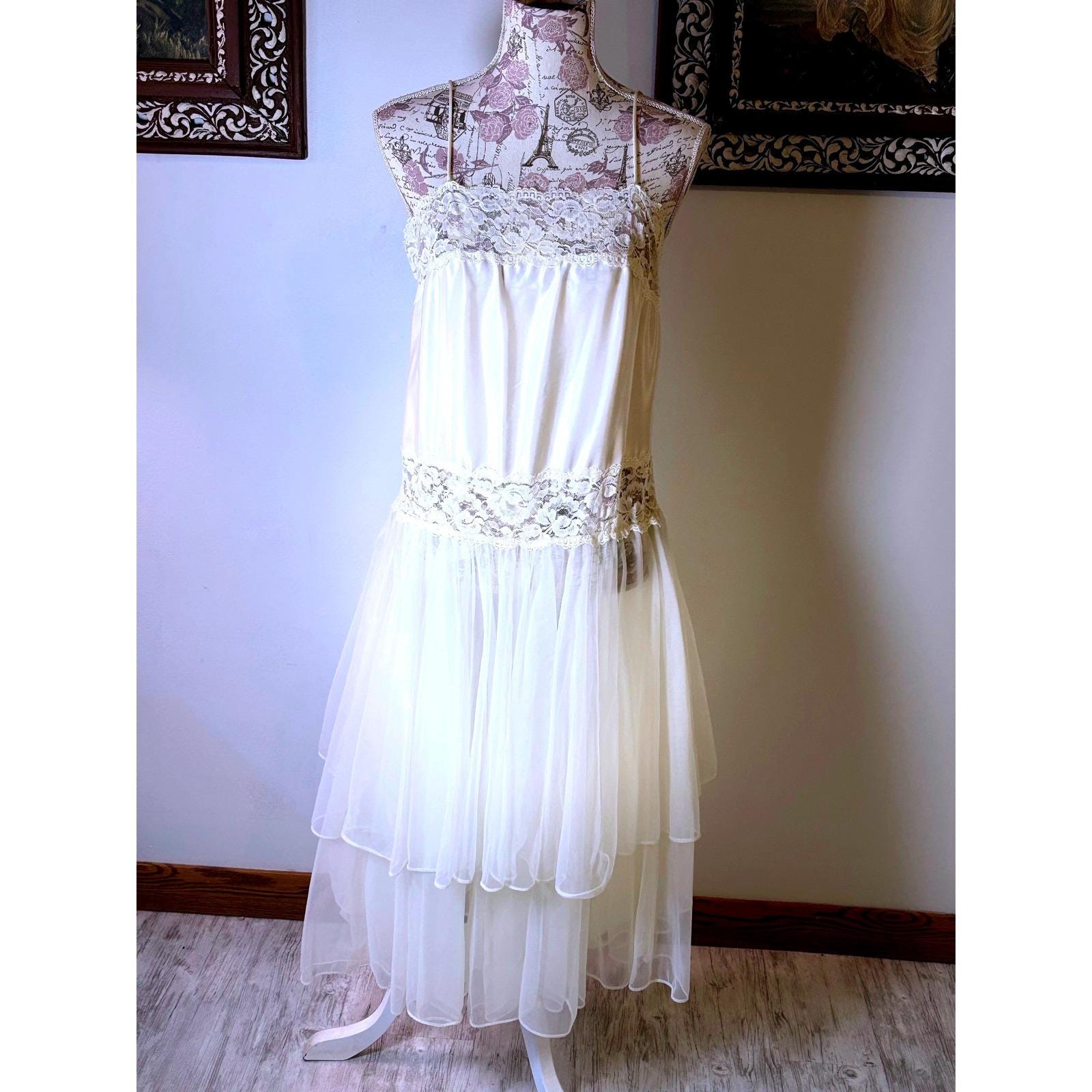 Vintage Like a Virgin Style Madonna Dress WHITE Lace Dress Lingerie SZ S -  Etsy