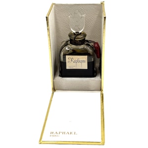 1930s Vintage Raphael Replique Perfume 1oz Sealed CORDED Bottle