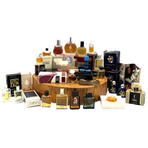 RARE LOT VINTAGE Collection Mixed mini travel Perfumes, Eau de Toilette Cologne