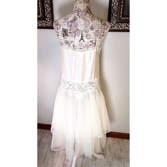 Vintage Like a Virgin style Madonna dress WHITE Lace Dress lingerie SZ S Vintage Like a Virgin style Madonna dress WHITE Lace Dress lingerie SZ S