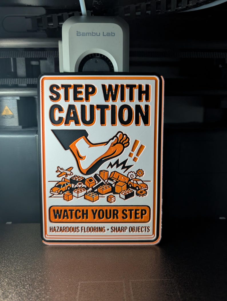 Step With Caution Sign - Etsy