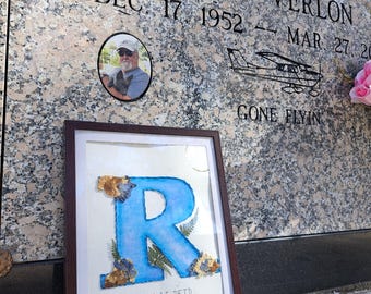 Custom Memorial Flower Art 8x10 (frame not included)