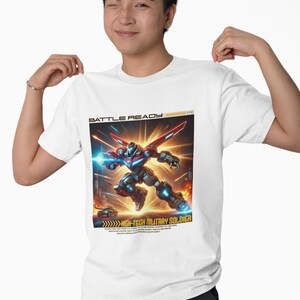 Retro Battle Beach Graphic Tee | Unisex Heavy Cotton Shirt, Vintage Style Shirt, Gift for Gamers, Casual Wear, Nostalgic T-Shirt