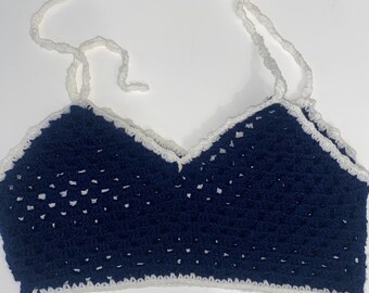 Handmade Knitted Bag, Black Bag, White Bag, Woman Bag, Shoulder Bag