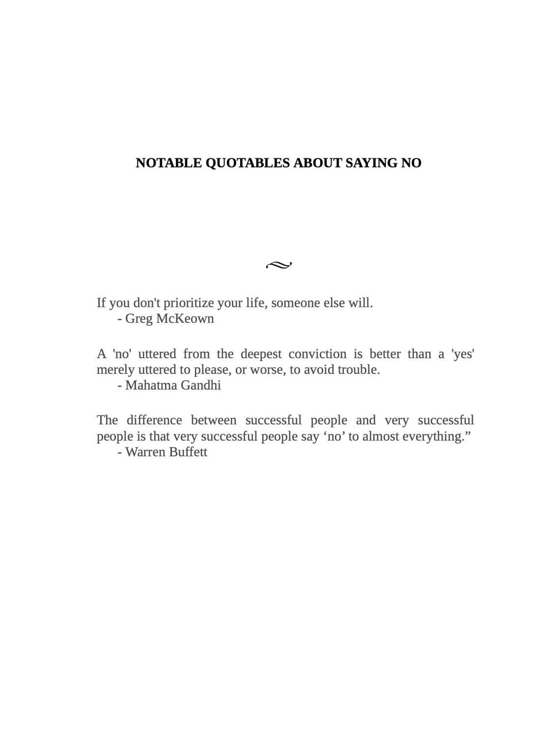 The Art of Saying No: How to Stand Your Ground, Reclaim Your Time ...