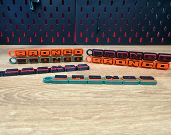 Set portachiavi Ford Bronco fosforescente: regalo fuoristrada