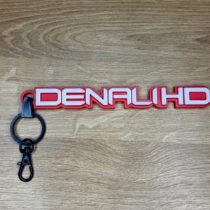 Denali HD Keychain Set: Glow in the Dark GMC Truck Keychains