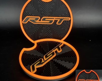Custom Fit Coasters for RST Trucks & SUVs | Fits Silverado, Tahoe + Suburban 2021–2026 | Glow, Non-Glow | 2 Pack or 4 Pack