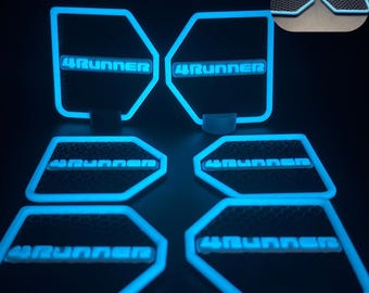 2025+ 4Runner Cup Holder Coasters | Custom Color, Glow or Non-Glow (Set of 2)