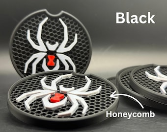 Custom Fit Coasters for Black Widow Trucks | Fits F-150, F250 + Silverado, Sierra | Glow & Non-Glow Options | 2-Pack or Full Set