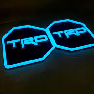 Toyota Tundra TRD Coasters (2022-2026): Glow or Non-Glow Cup Holder Inserts