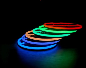 Toyota Corolla Cup Holder Coasters 2019-2025: Glow in Dark E210 Set