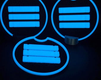Custom Fit Silverado EV Coasters: Glow & Non-Glow, Personalized Colors