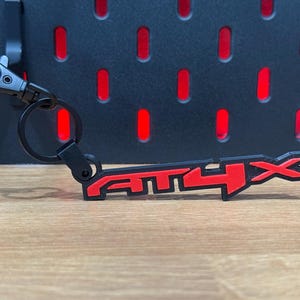 GMC AT4X Logo Keychain (Set of 2) - Glow in the Dark Car Accessories