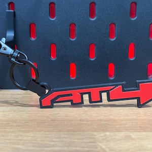 GMC AT4 Logo Keychain (Set of 2) - Glow in the Dark Truck Key Chain