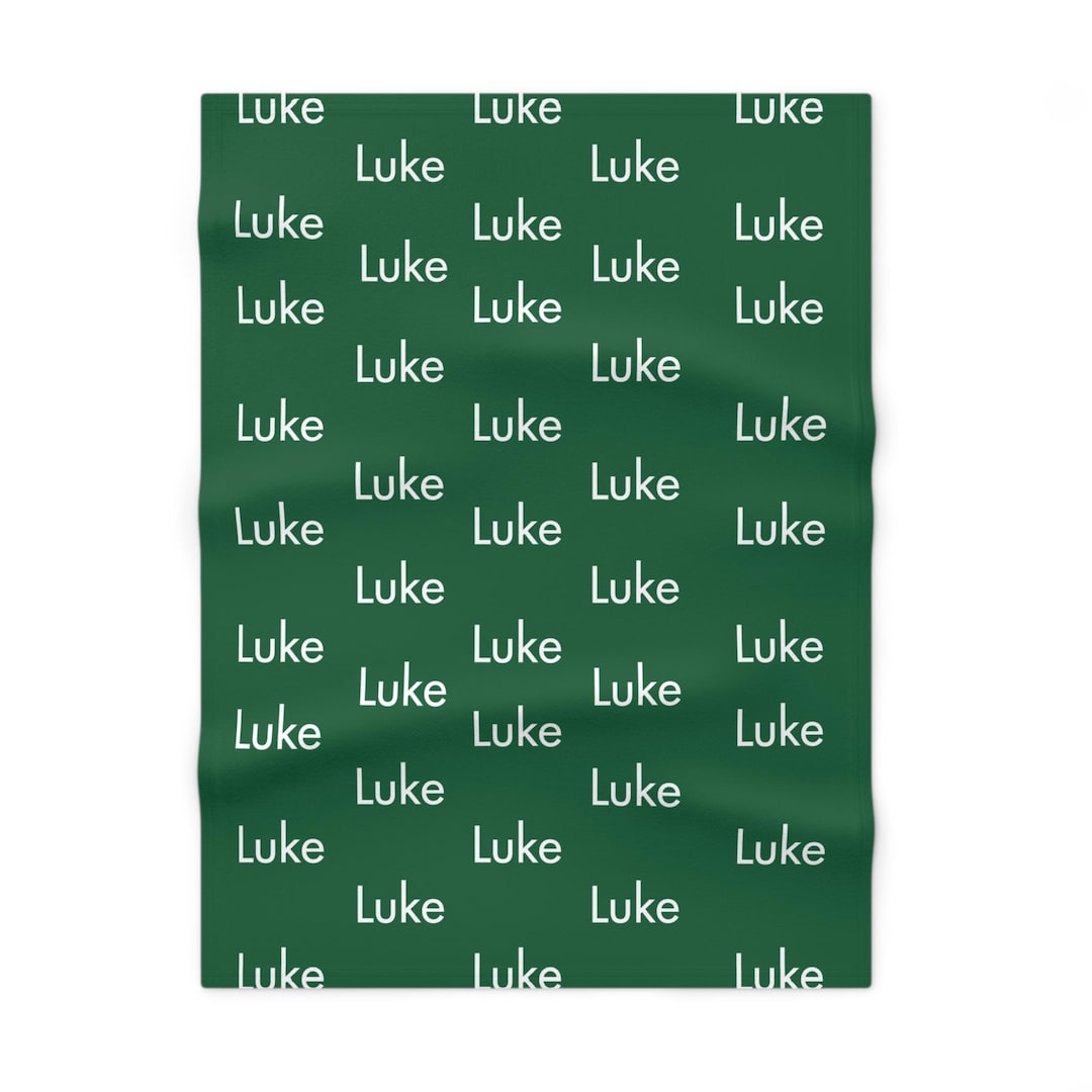 CUSTOM Soft Fleece Baby Kids Name Blanket Etsy