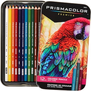 Prismacolor Premier Colored Pencils, Soft Core, Adult Coloring, 12 Pack illustration color
