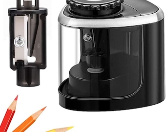 Electric Pencil Sharpener: Battery-Powered, Fast Sharpening