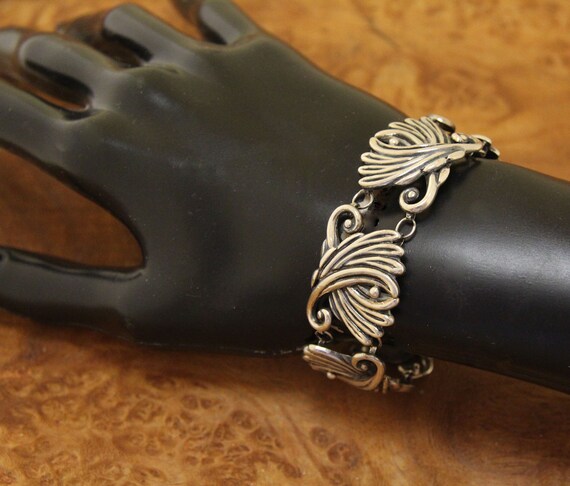 Taxco Silver Bracelet Los Castillo Early 1940s