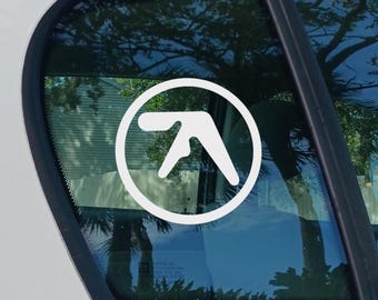 Vinilo adhesivo de Aphex Twin, elige tu color y tamaño, pegatina para coche resistente a la intemperie, logotipo seleccionado de Ambient Works 85-92