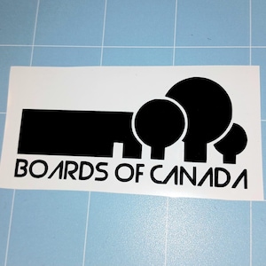 Boards Of Canadaビニールデカール、カラーとサイズをお選びください。耐候性カーステッカー、BOCコンパウンドツリーシンボルロゴ