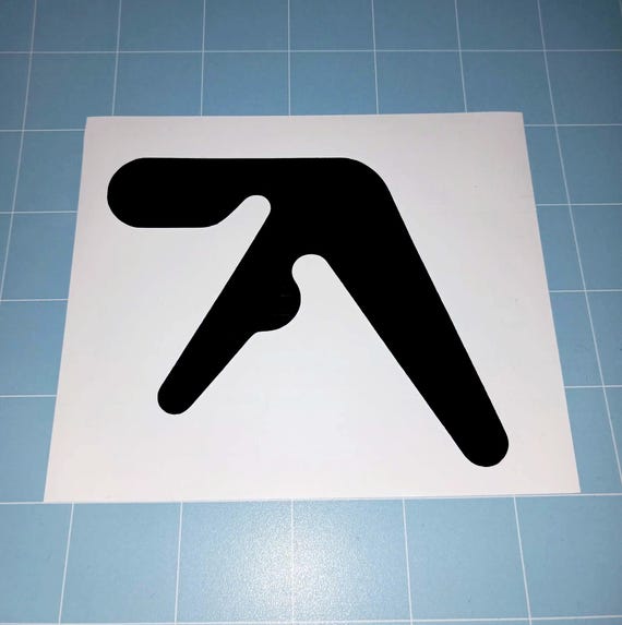Aphex Twin Vinyl Sticker, Choose Your Color & Size, Weather