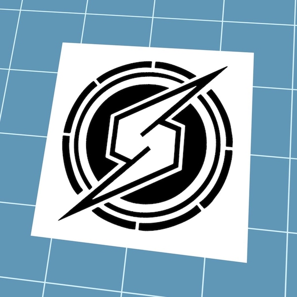 Metroid S-logo vinylsticker, kies je kleur en maat, weerbestendige autobumpersticker Metroid Prime-logosymbool