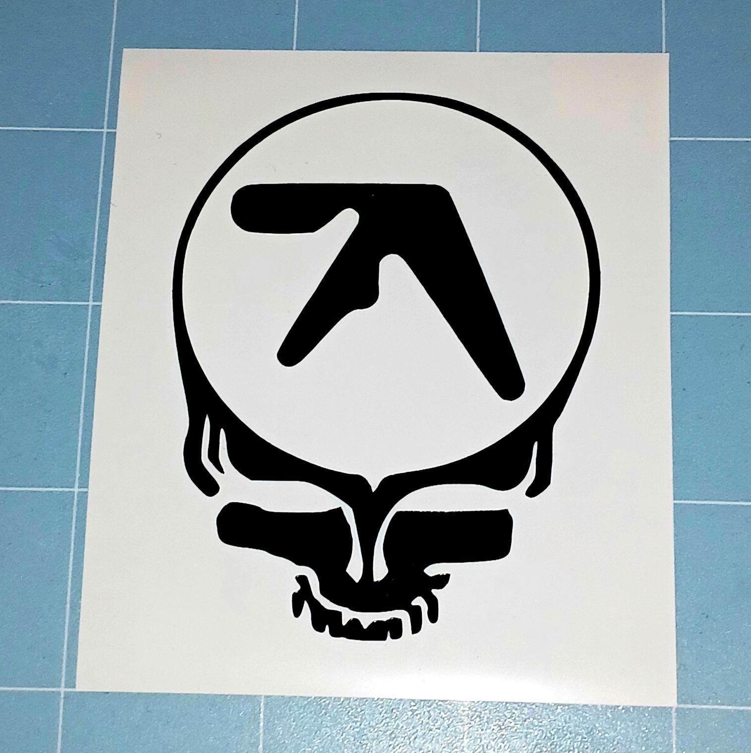 Grateful Aphex Vinyl Decal, Choose Your Color & Size, Aphex Twin