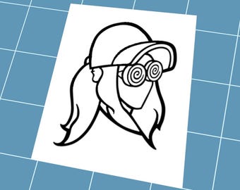 Décalcomanie en vinyle Rezz, couleur et taille au choix, autocollant de voiture résistant aux intempéries, Space Mom, symbole du logo EDM Bass Techno Rave
