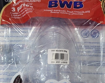 9727 BWB 3 Part Large 1 Cavity Egg Mold 350g