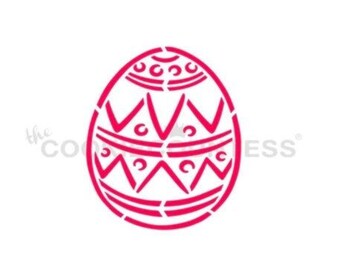 Easter Egg 1 PYO Stencil - Drawn by Krista