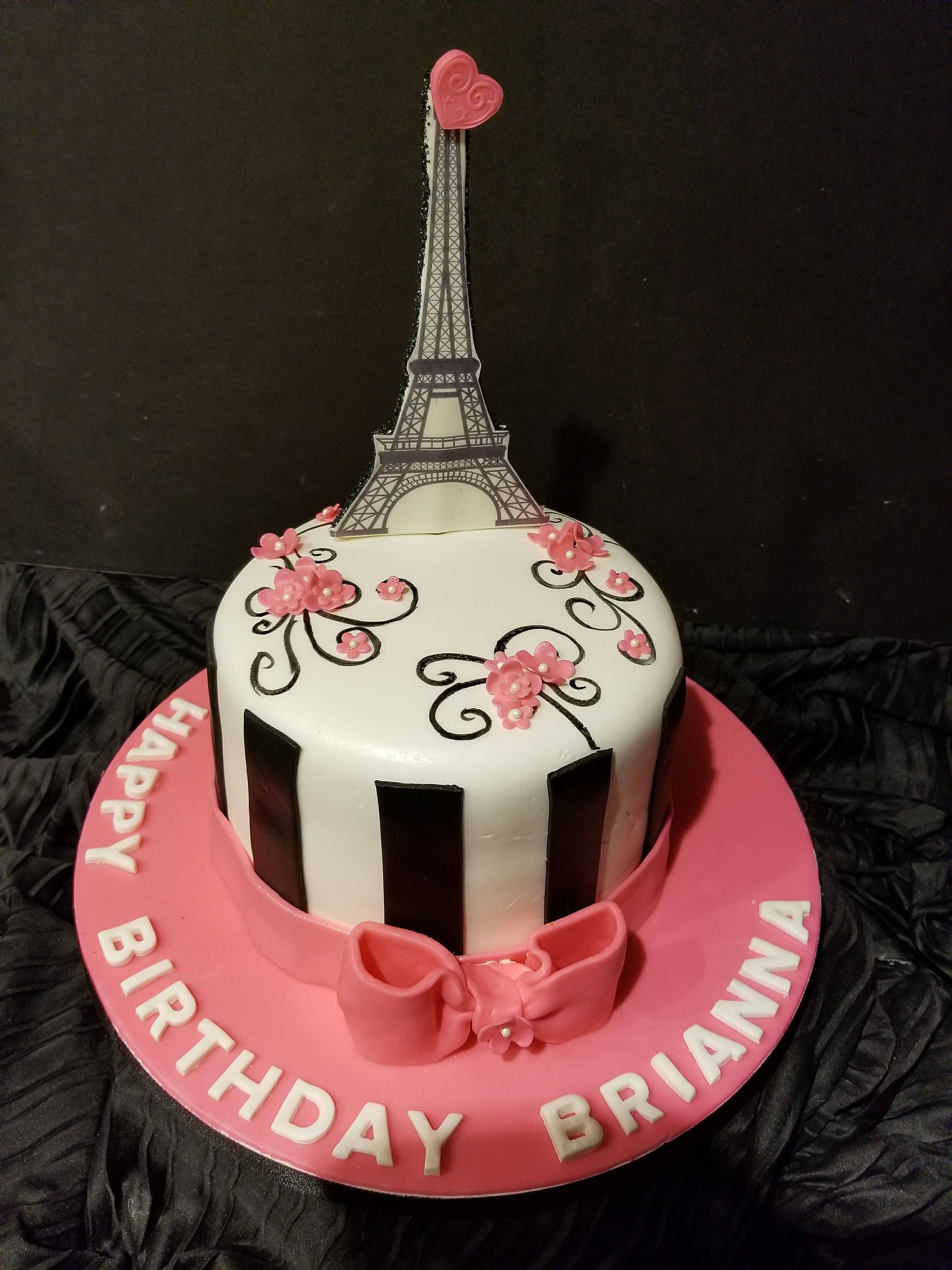 Paris Birthday Cake Etsy