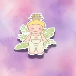 Sonny Angel Animals Sticker - Cute Kawaii Vinyl Decal - Aesthetic Water Bottle & Laptop Sticker - Collector Gift - Waterproof + Durable