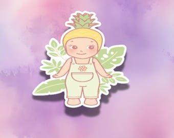 Naklejka Sonny Angel Animals - Słodka naklejka winylowa Kawaii - Estetyczna naklejka na butelkę z wodą i laptopa - Prezent dla kolekcjonera - Wodoodporna + Trwała