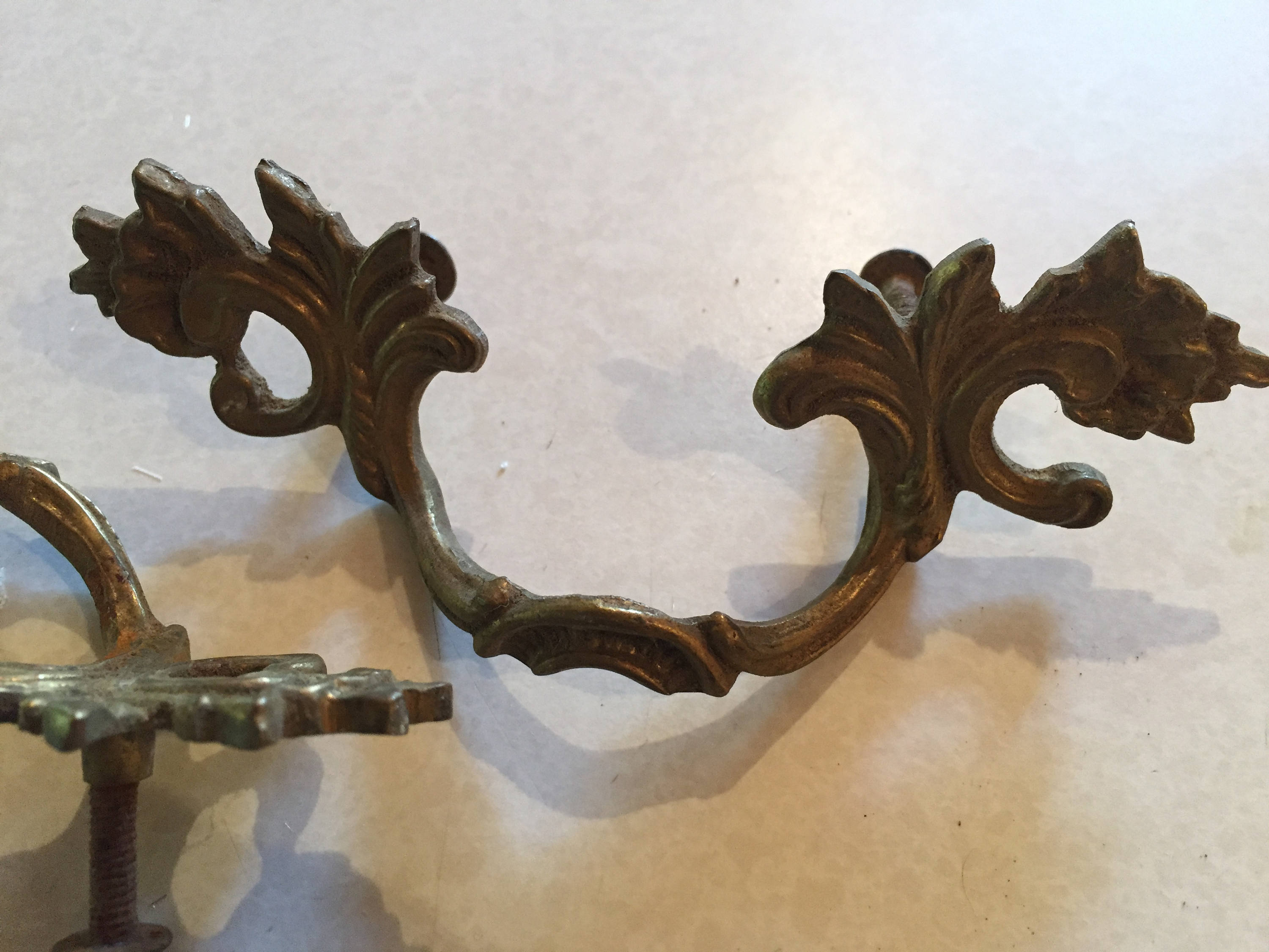 Antique Drawer Pulls Victorian Style Three Styles Heavy | Etsy