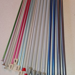 Knitting Neeles - Nine Sets - Metal - Resin - Various Sizes - Various Lenghts - Various Colors - Susan Bates - Aero - Boye - Craft Ready