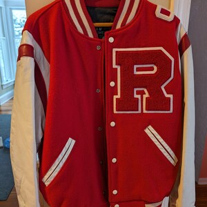 OFERTA - Chaqueta vintage con letras de la escuela secundaria - Año 2000 - Escuela secundaria Romeo - Logotipo de los Bulldogs - Talla unisex L (42-44)