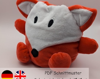 DIY pattern: fox plush toy level 2 - reversible and cuddly